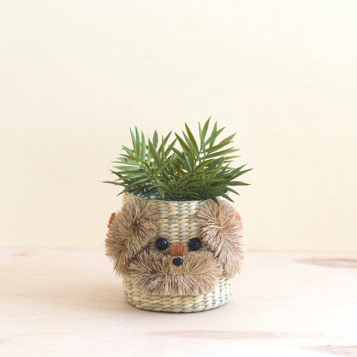 Home &amp; Garden - Dog 6&quot; Seagrass Basket Planter - Planter Basket | LIKHA - LIKHÂ