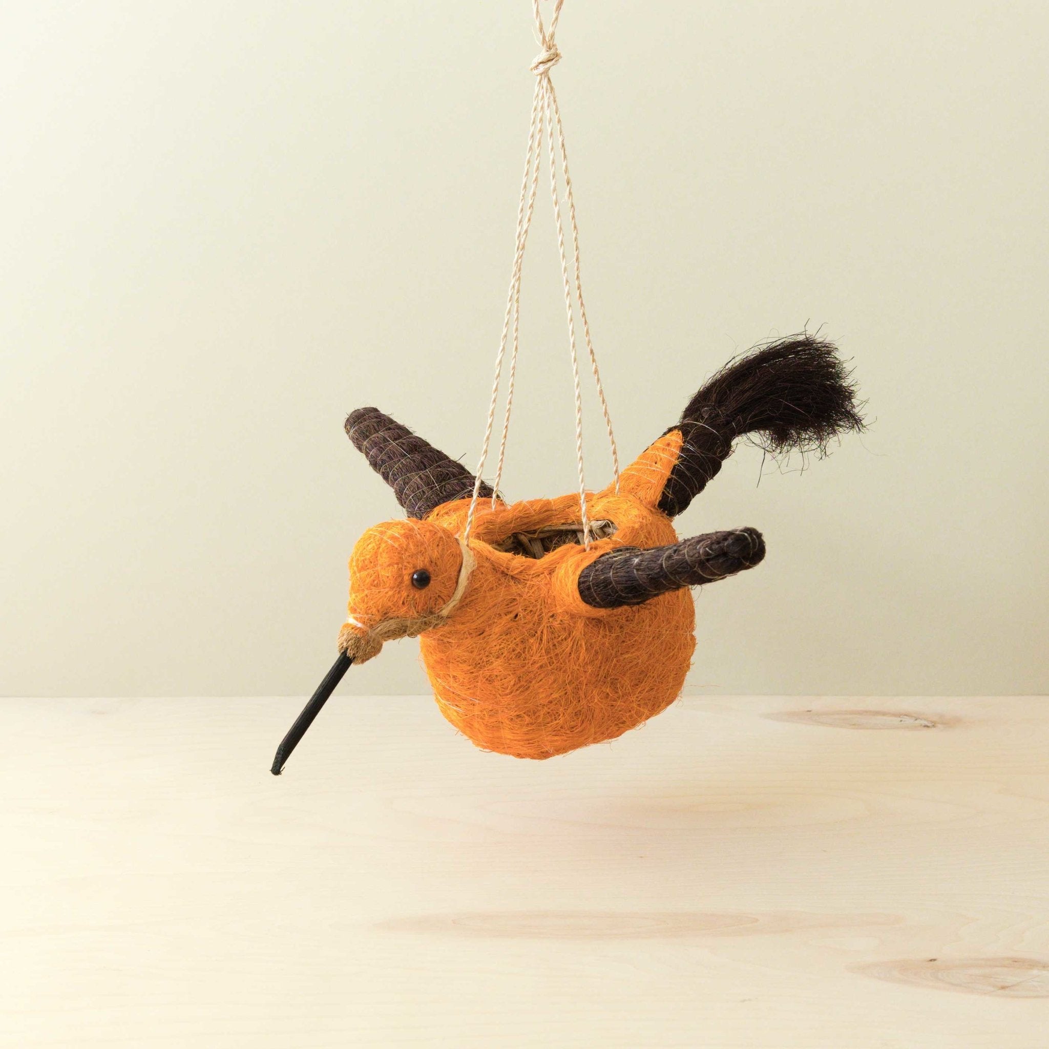 - Hummingbird Planter - Coco Coir | LIKHA x Gilded Frond Clay + Textiles - LIKHÂ