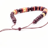 Jewelry - Burgundy Handmade Wooden Necklaces | LIKHÂ - LIKHÂ