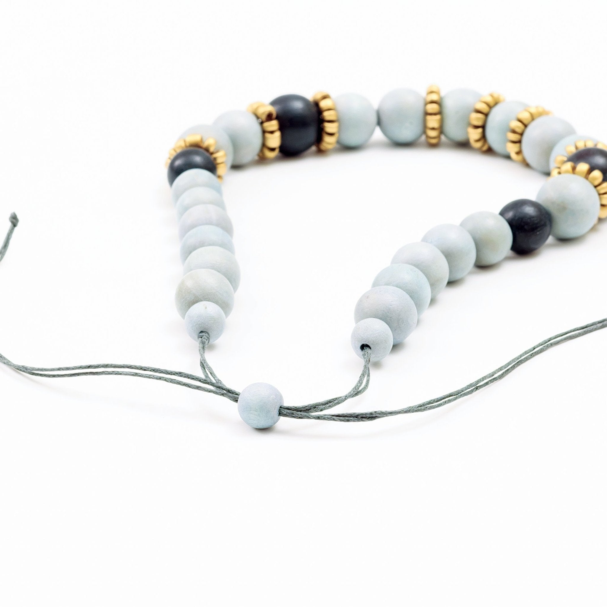 Jewelry - Handmade Grey Bead Necklace | LIKHÂ - LIKHÂ
