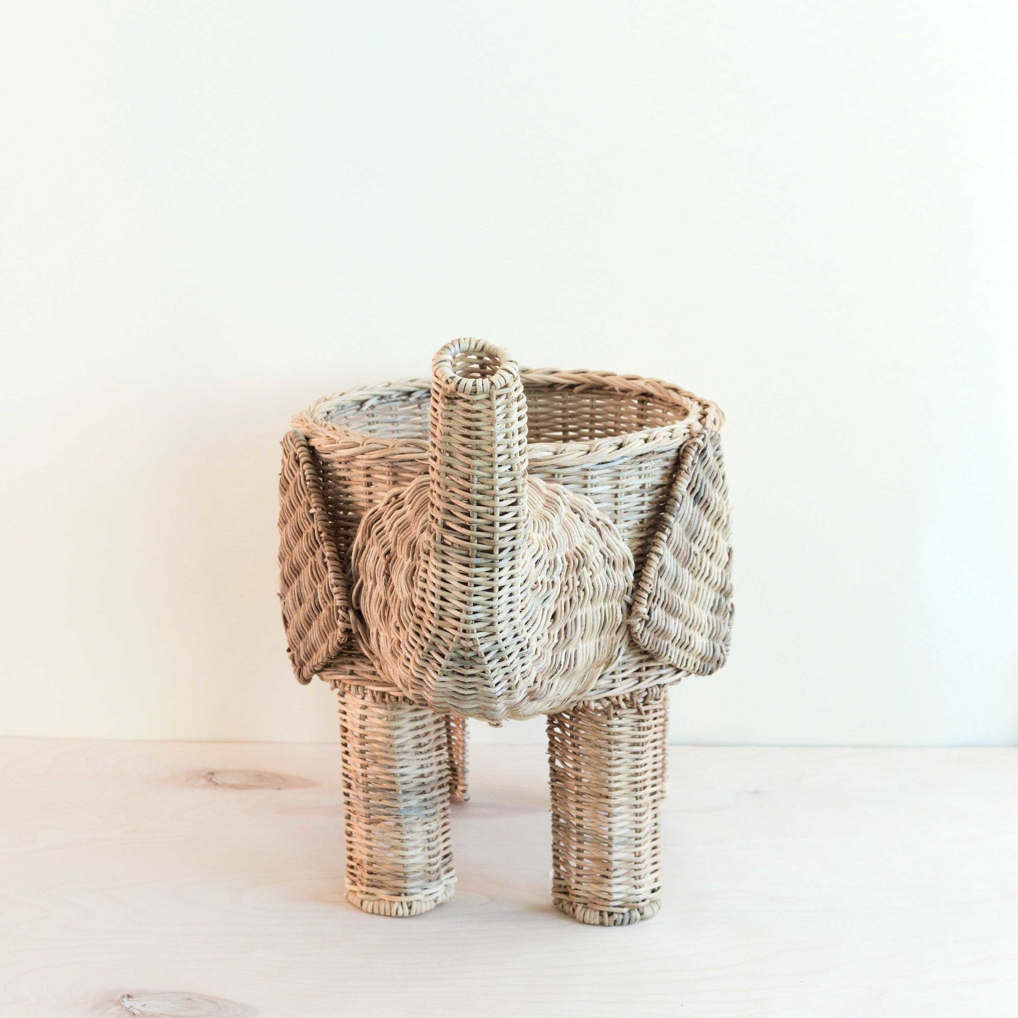 - Natural Rattan Elephant Basket - Wicker Basket | LIKHA - LIKHÂ