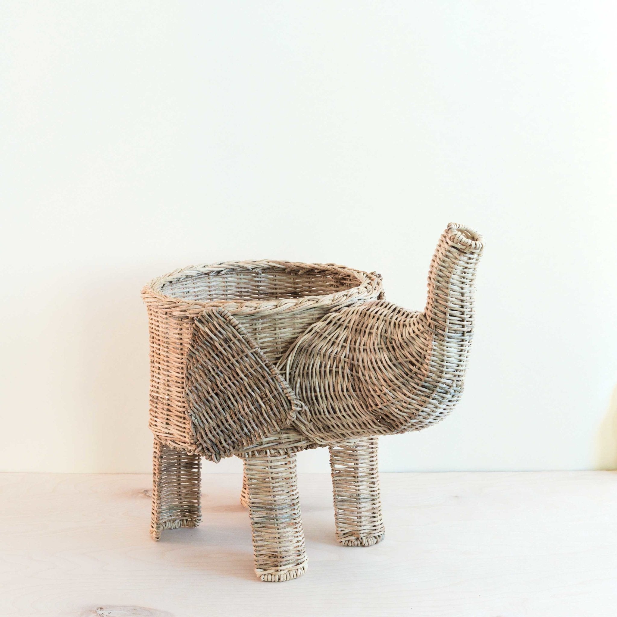 - Natural Rattan Elephant Basket - Wicker Basket | LIKHA - LIKHÂ