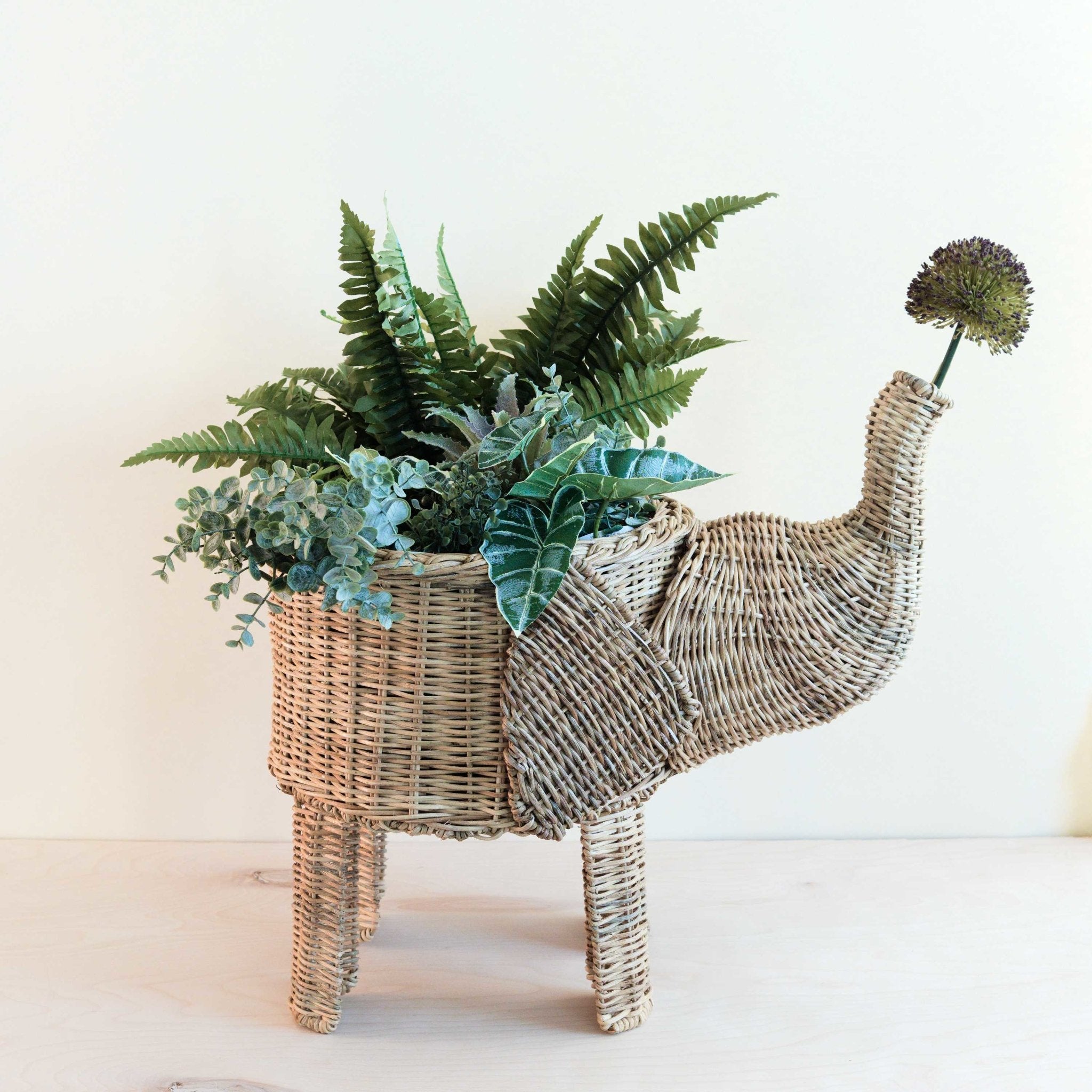 - Natural Rattan Elephant Basket - Wicker Basket | LIKHA - LIKHÂ