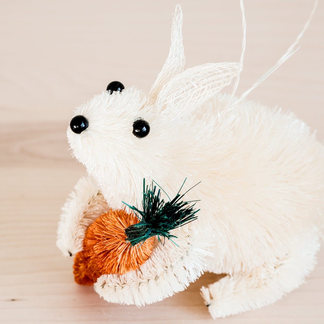 Ornaments - Bunny Ornament, White - Natural Ornaments | LIKHÂ - LIKHÂ