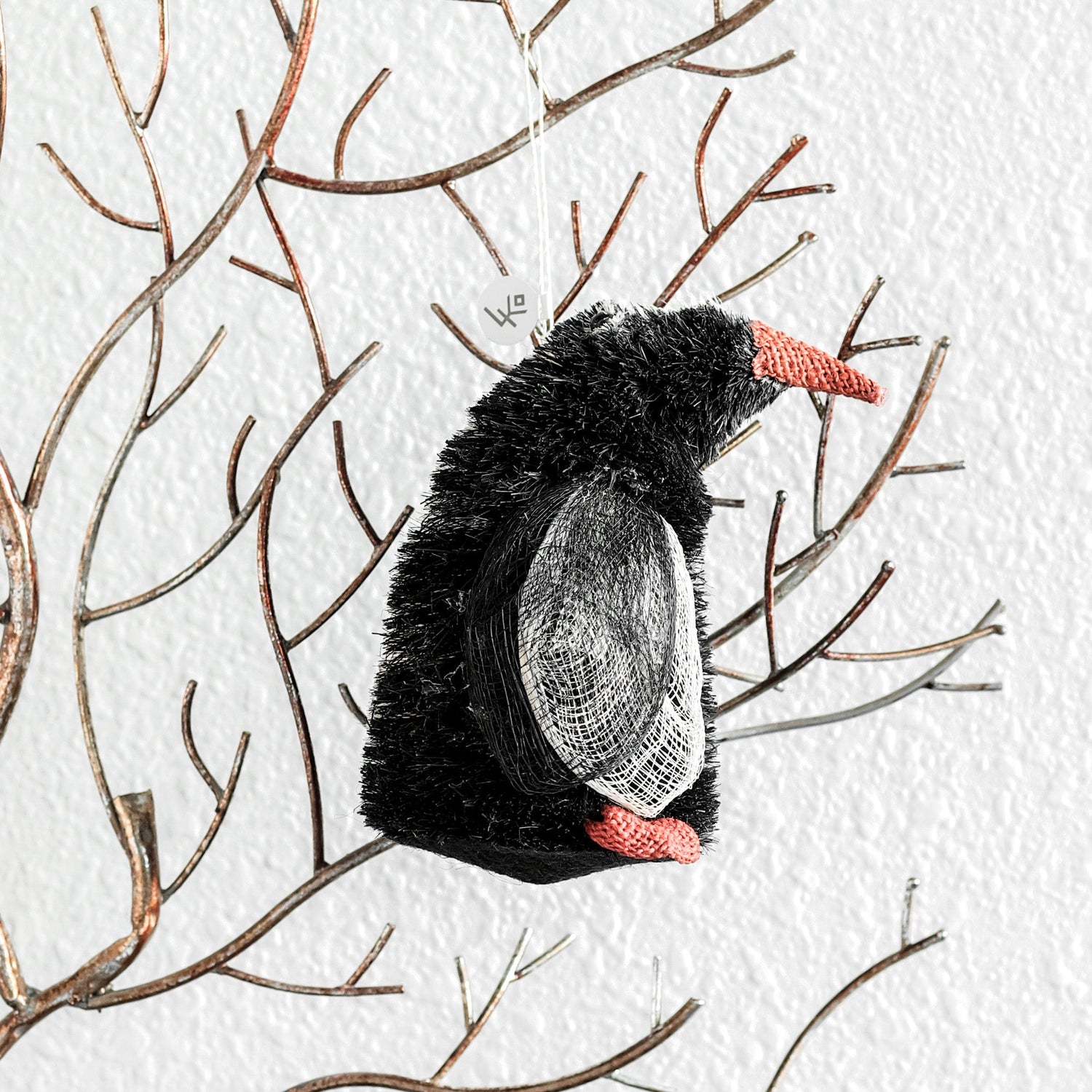 Ornaments - Penguin Ornament, Brown Medium - Holiday Ornaments | LIKHÂ - LIKHÂ