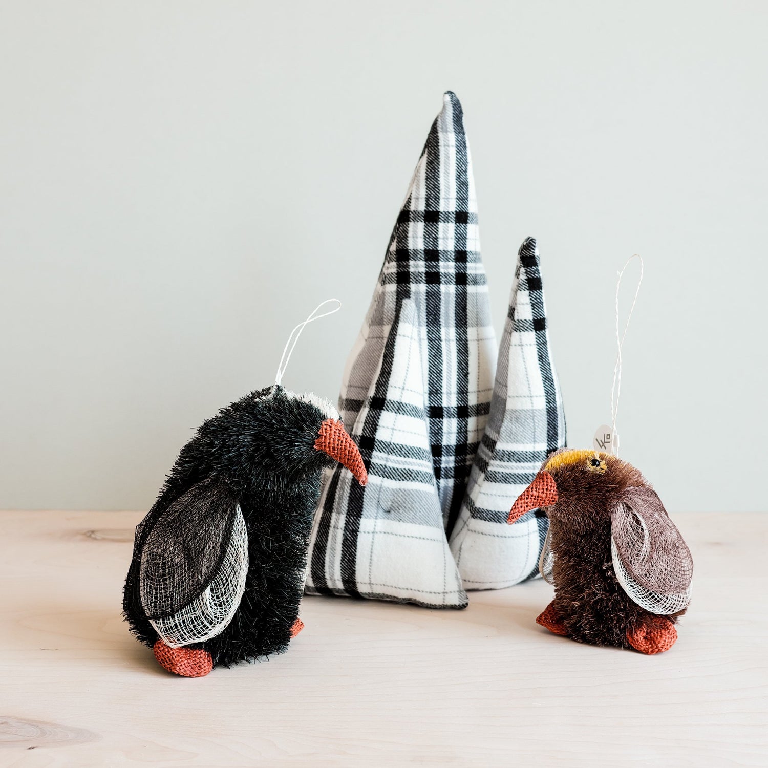 Ornaments - Penguin Ornament, Brown Medium - Holiday Ornaments | LIKHÂ - LIKHÂ