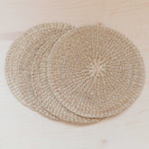 Placemats - Natural Placemats, set of 2 - Abaca Fiber | LIKHÂ - LIKHÂ