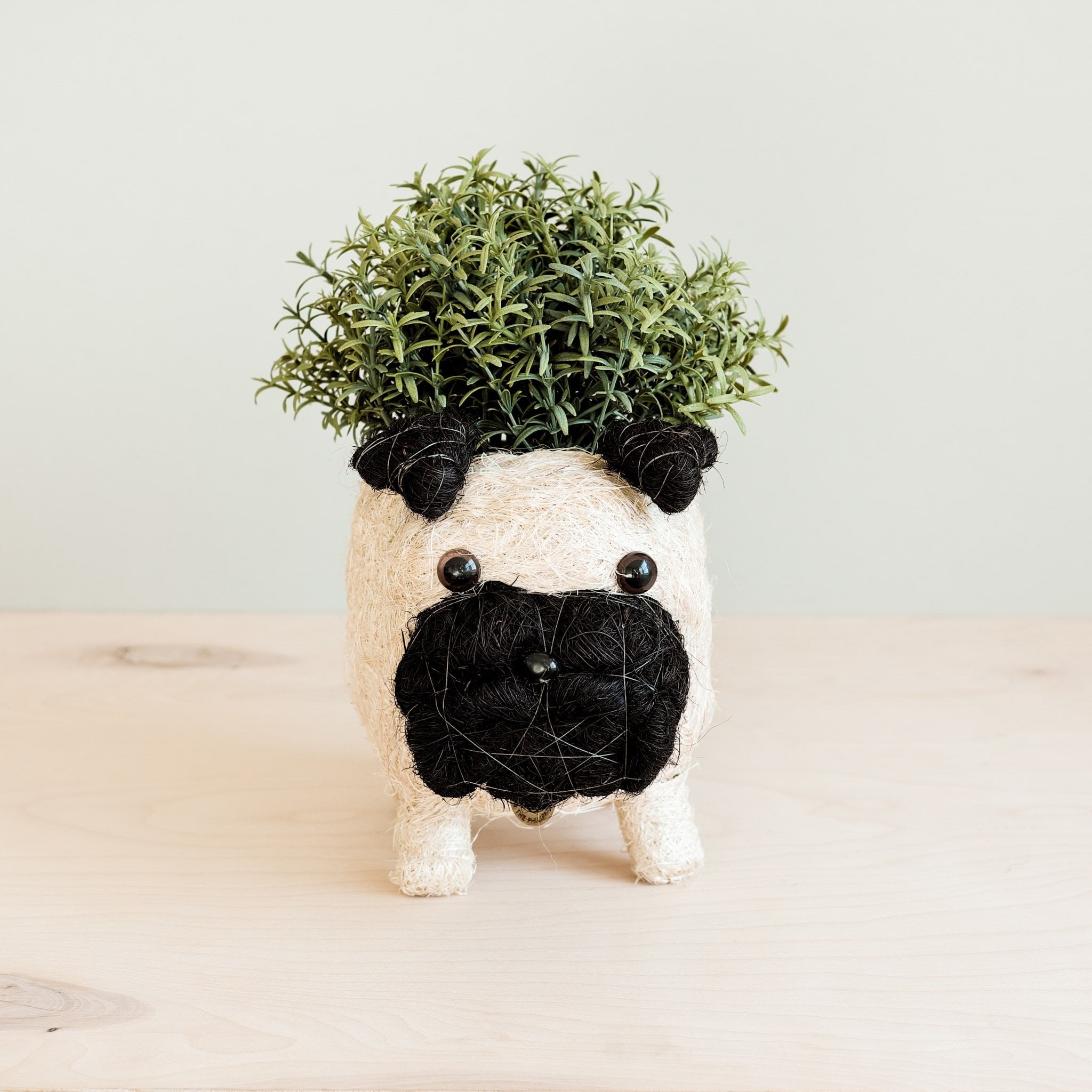 animal planting pots Pug Planter