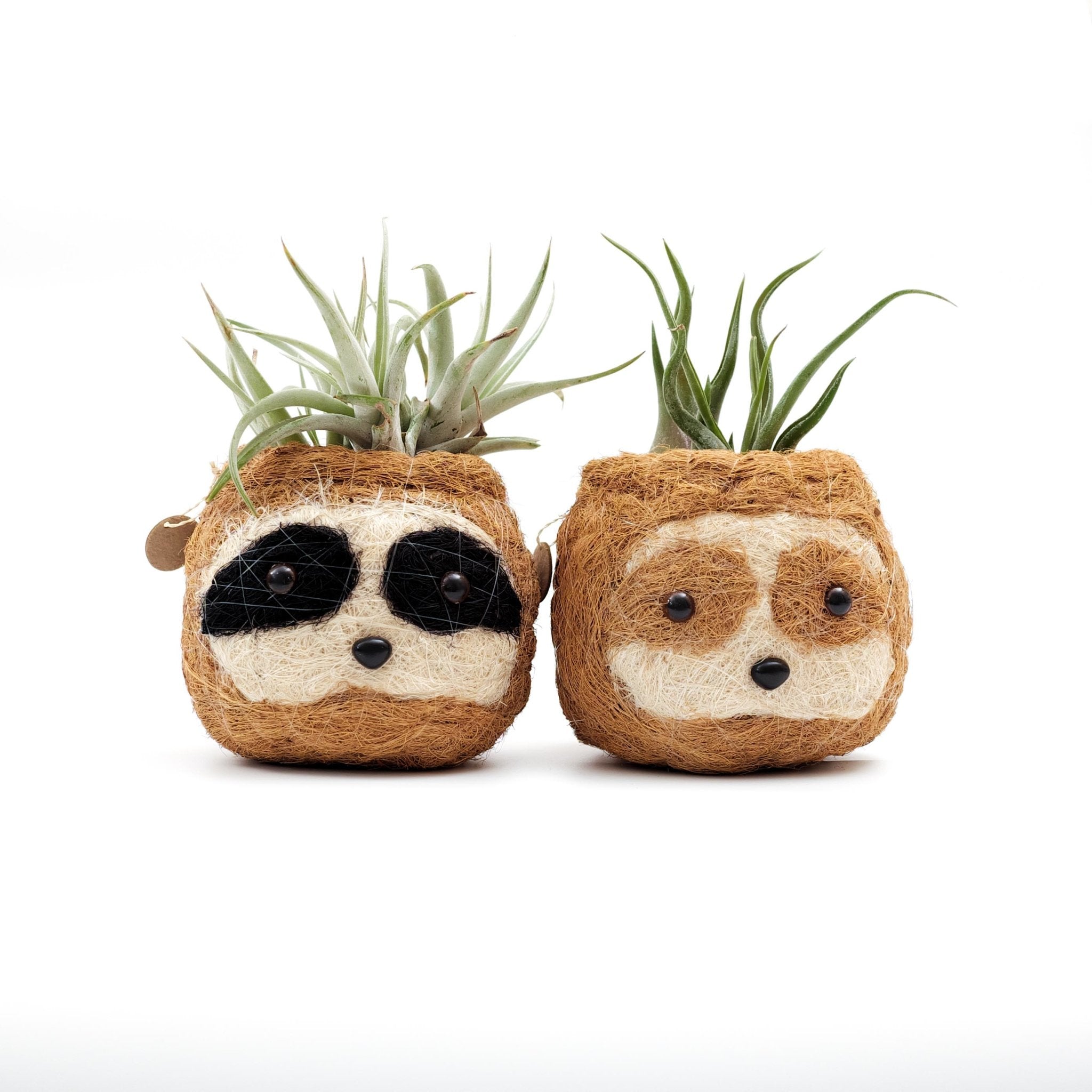 Planters - Three-tone Sloth Coco Coir Planter - Handmade Planters | LIKHÂ - LIKHÂ