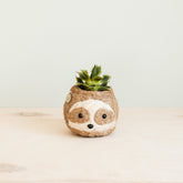 Planters - Two-tone Sloth Coco Coir Planter - Handmade Planters | LIKHÂ - LIKHÂ