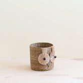 Pots & Planters - Owl 6" Seagrass Basket Planter - Succulent Plant Pot | LIKHA - LIKHÂ