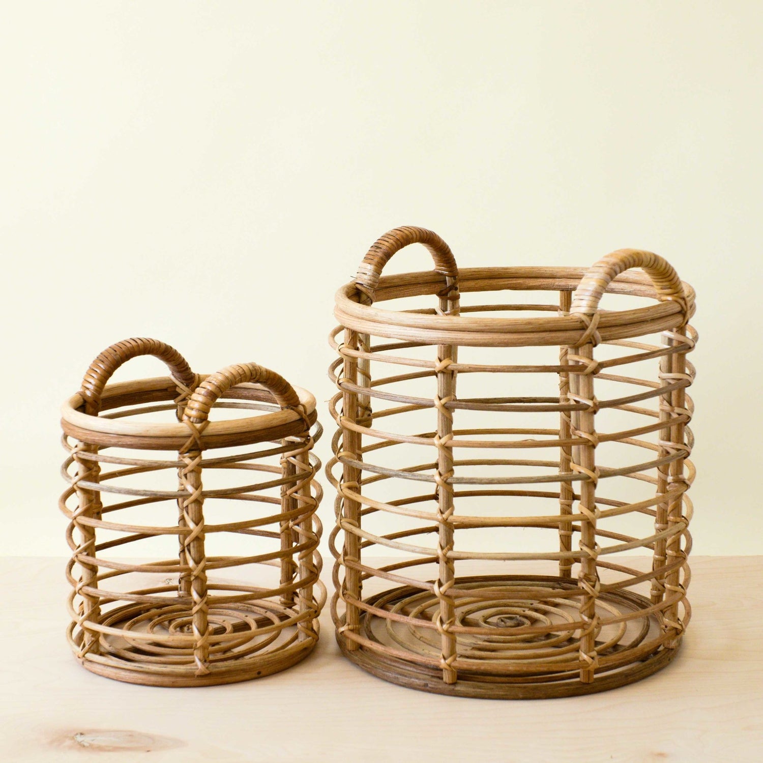 - Rattan Cylinder Basket - Storage Baskets, set of 2 | LIKHA - LIKHÂ