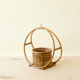 - Rattan Round Hanging Planter | LIKHA - LIKHÂ