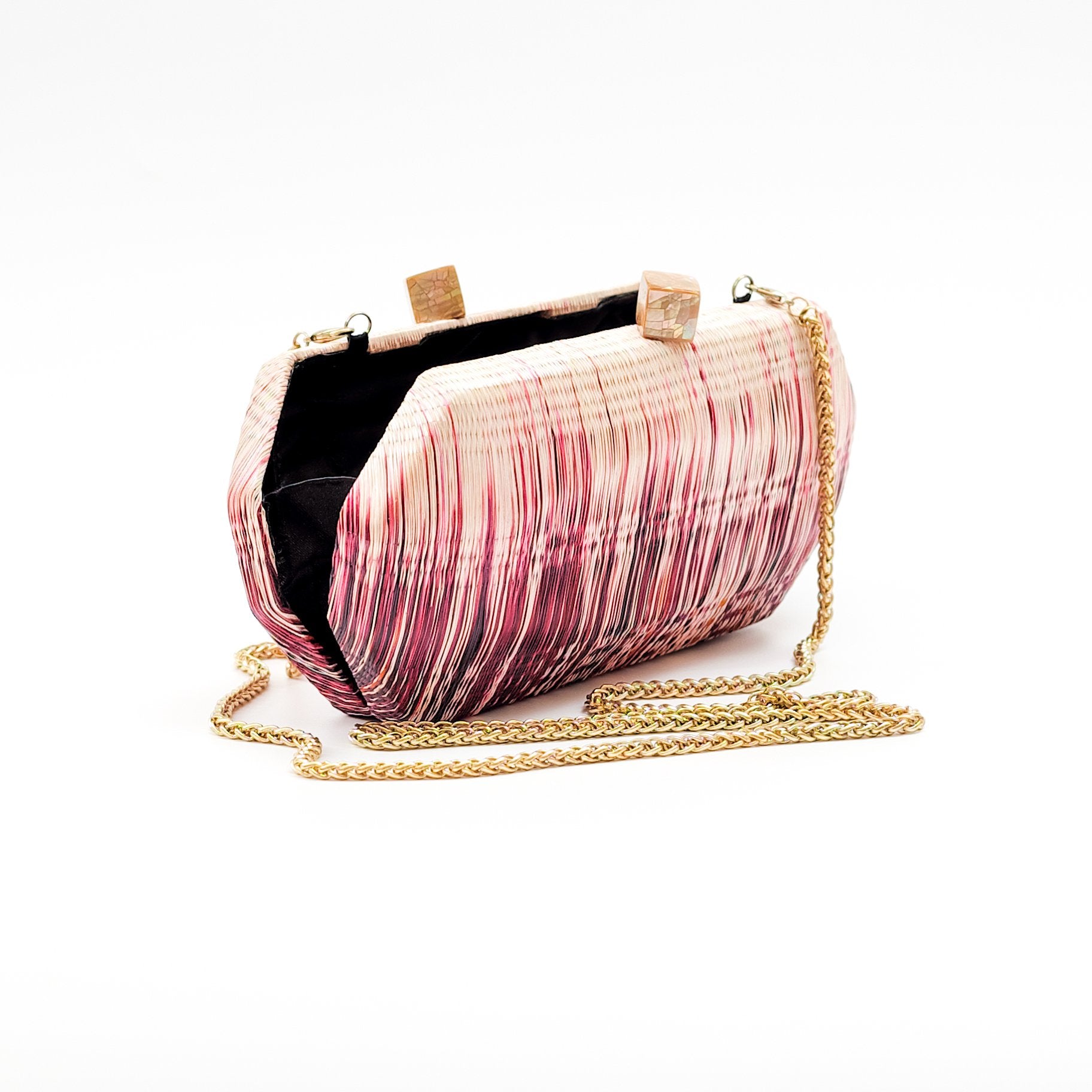 burgundy wine clutch bag