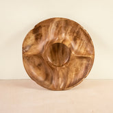 Serving Tray - 5-Compartment Serving Tray - Acacia Wood | LIKHÂ - LIKHÂ