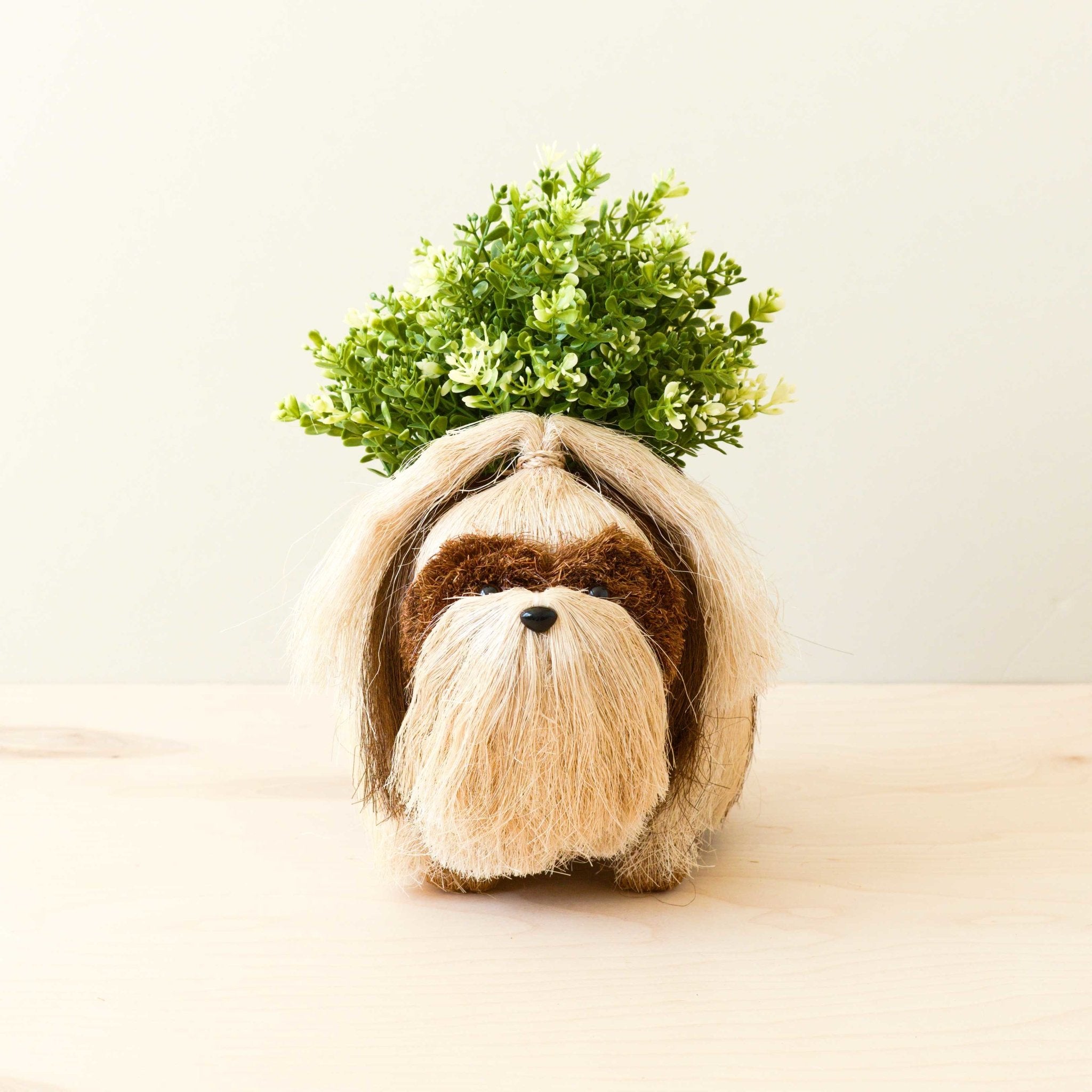 shih tzu plant pot Shih Tzu Planter - Dog Plant Basket
