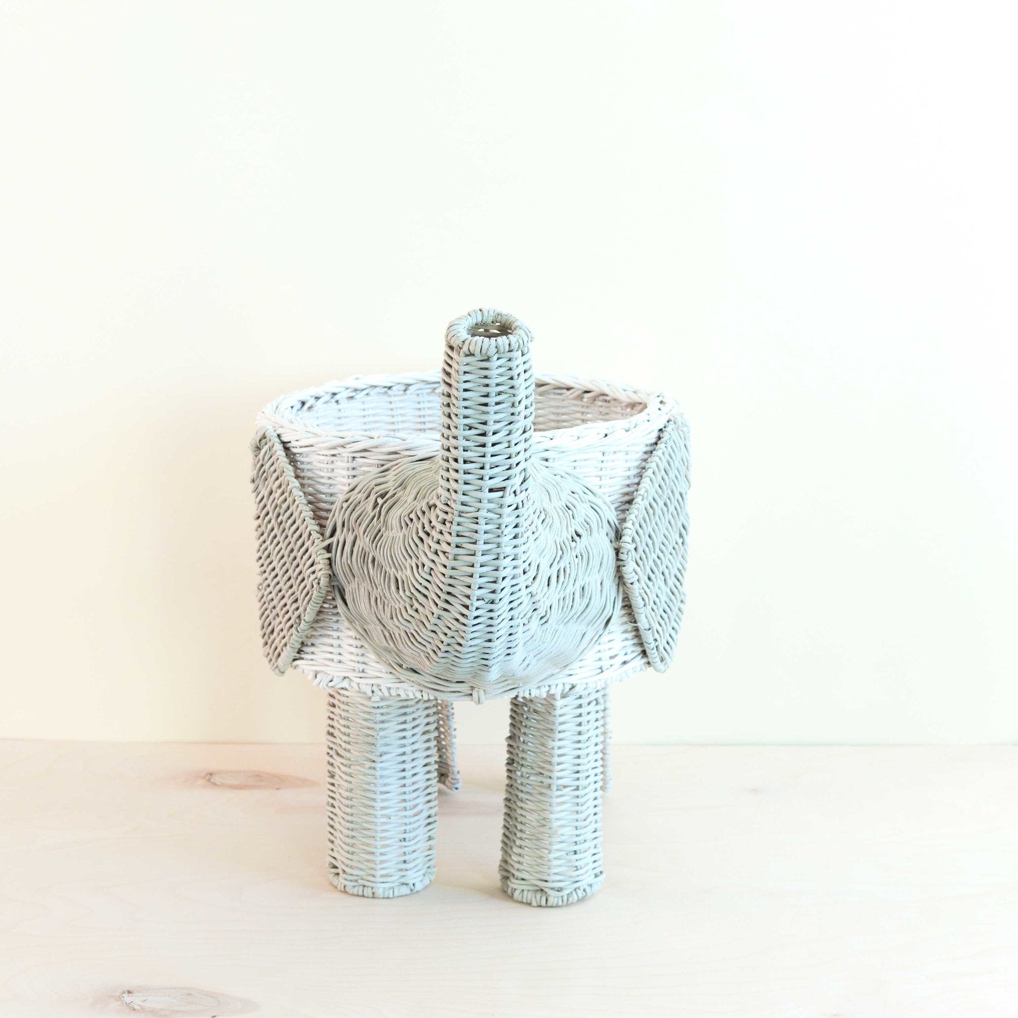 - Two-tone Rattan Elephant Basket - Wicker Organizer | LIKHA - LIKHÂ
