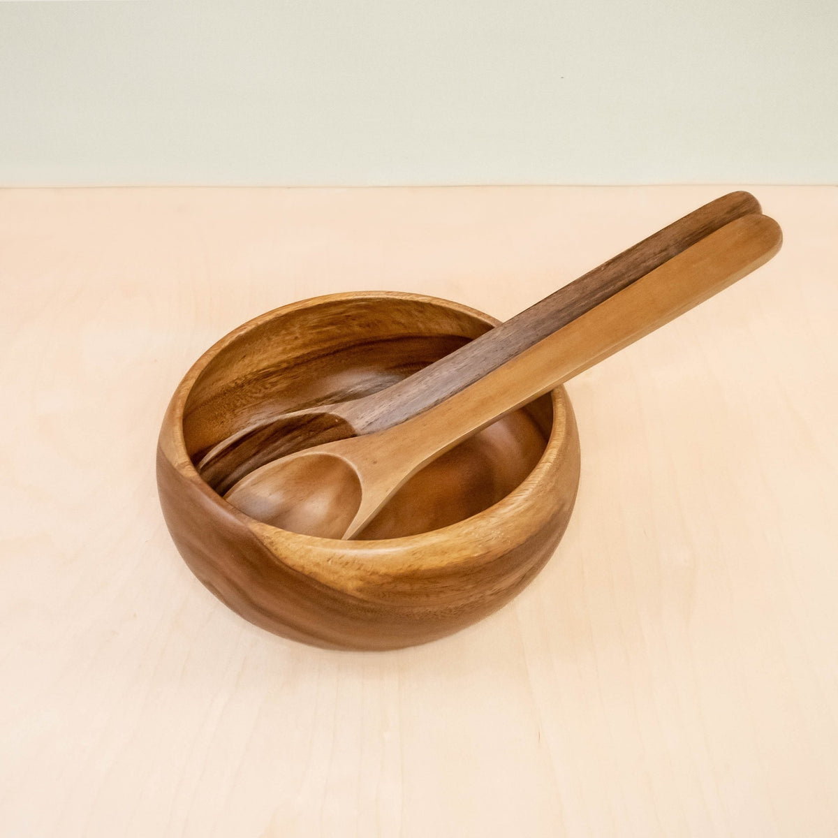 Utensils - Acacia Wooden Utensils - Spoon & Fork, set of 2 | LIKHÂ - LIKHÂ