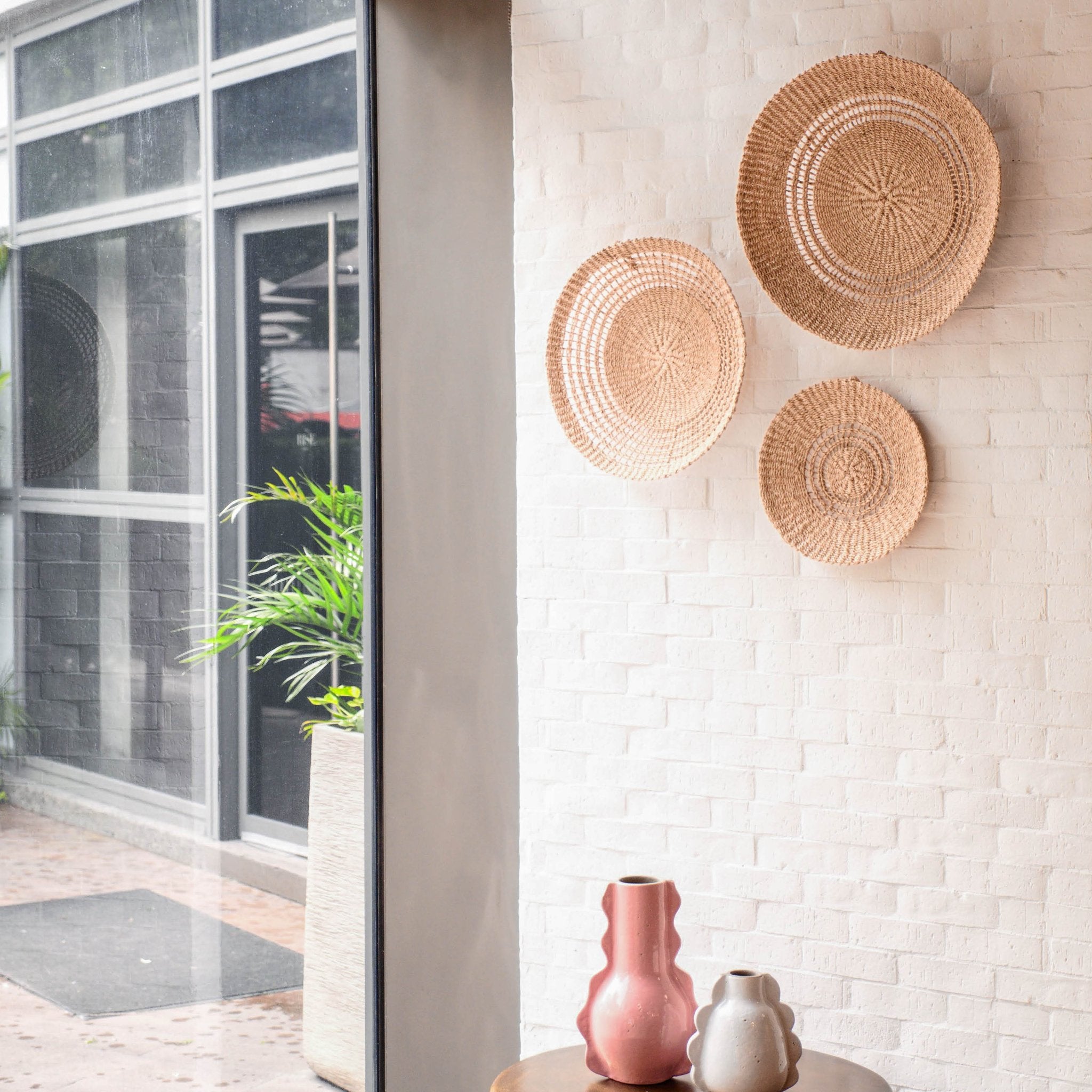 Wall Baskets - Open Weave Wall Baskets, Medium - Woven Wall Baskets | LIKHÂ - LIKHÂ