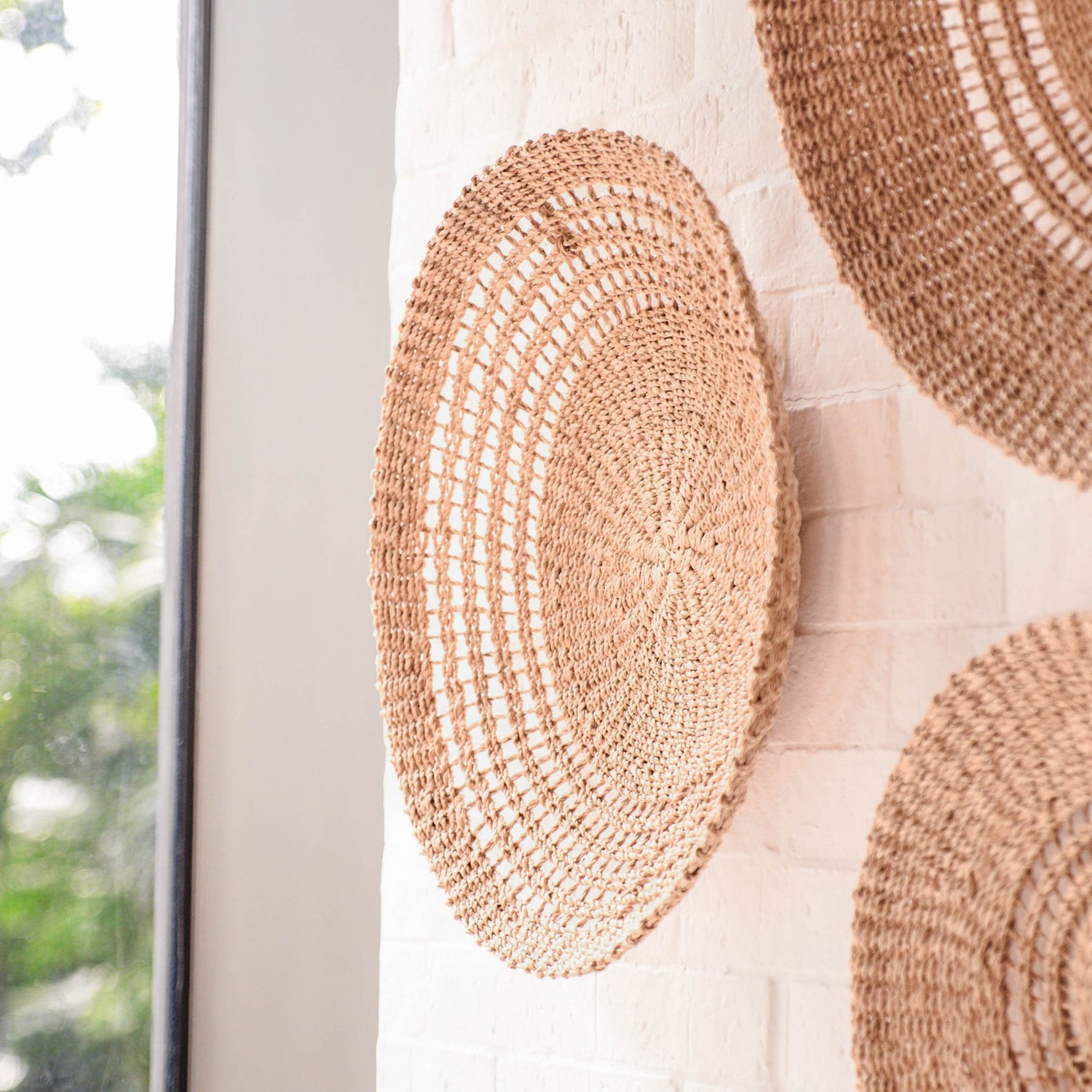 Wall Baskets - Open Weave Wall Baskets, Medium - Woven Wall Baskets | LIKHÂ - LIKHÂ