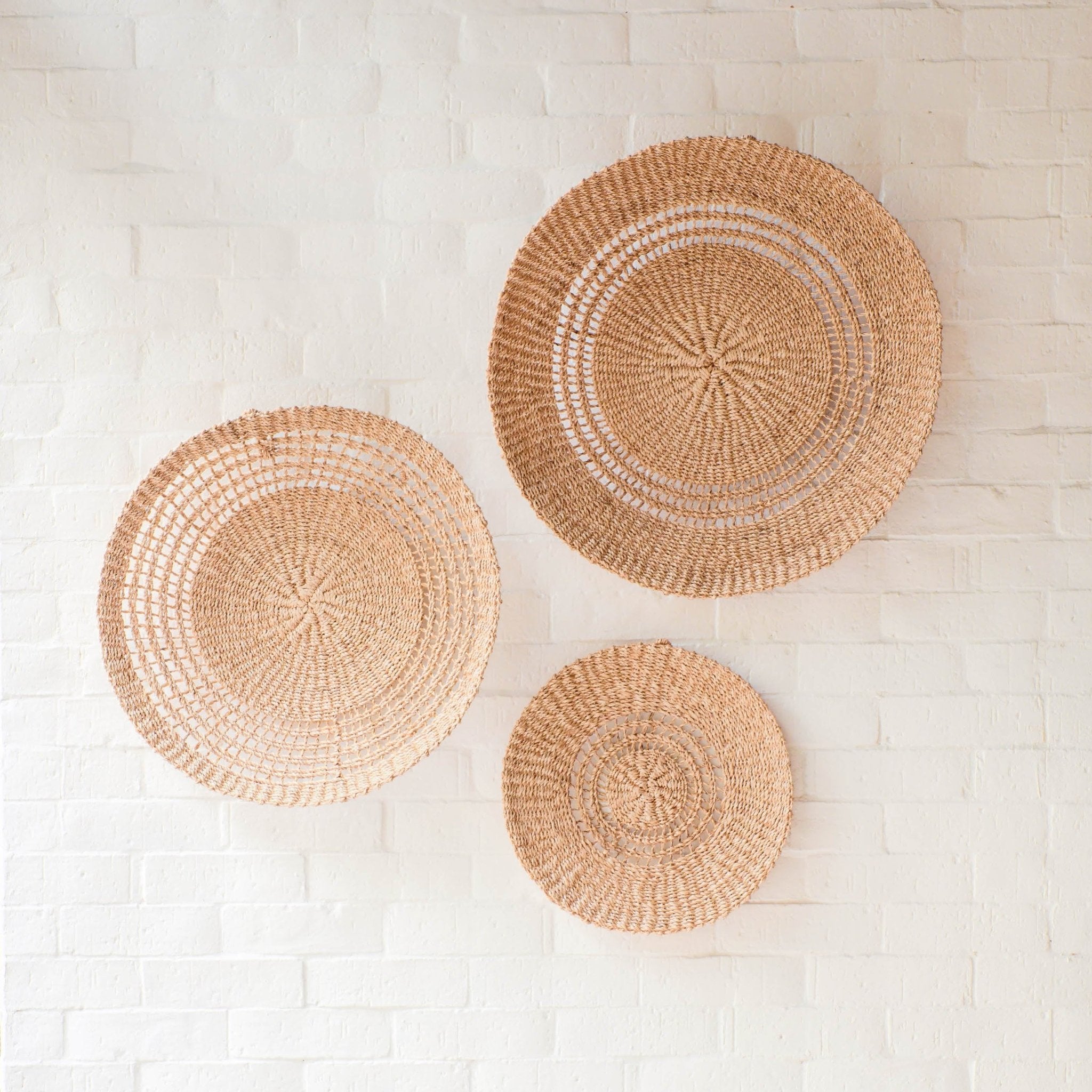 Wall Baskets - Open Weave Wall Baskets, Medium - Woven Wall Baskets | LIKHÂ - LIKHÂ