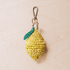 Bag charms - Lemon Crochet Bag Charm - Artisan Crochet Charms | LIKHÂ - LIKHÂ