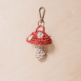 Bag charms - Mushroom Bag Charm - Handmade Bag Decor | LIKHÂ - LIKHÂ