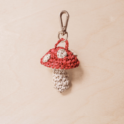 Bag charms - Mushroom Bag Charm - Handmade Bag Decor | LIKHÂ - LIKHÂ