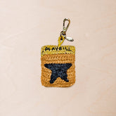 Bag charms - NYC Hamilton Playbill Bag Charm – Handmade Raffia Crochet Theatre Keychain | LIKHÂ - LIKHÂ