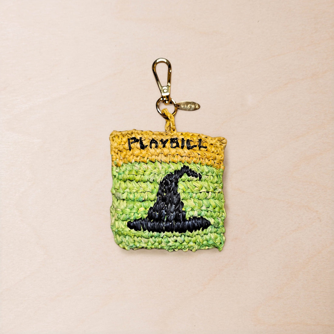 Bag charms - NYC Wicked Playbill Bag Charm – Raffia Crochet Theatre Accessory | LIKHÂ - LIKHÂ