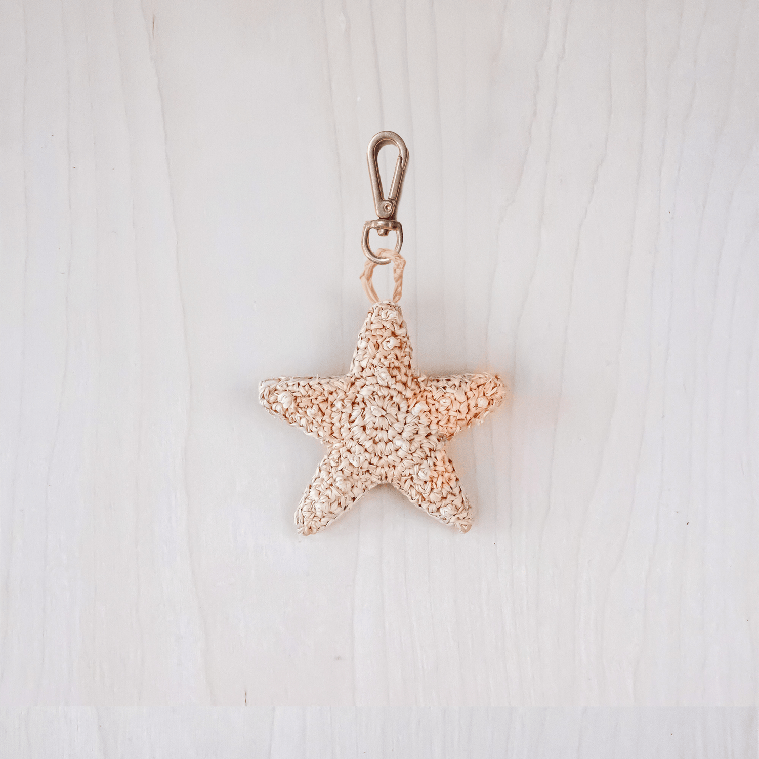 Bag charms - Starfish Bag Charm - Crochet Bag Accessories | LIKHÂ - LIKHÂ