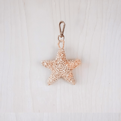 Bag charms - Starfish Bag Charm - Crochet Bag Accessories | LIKHÂ - LIKHÂ