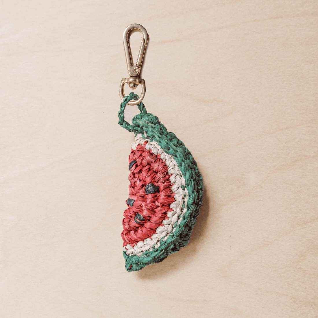 Bag charms - Watermelon Bag Charm - Handwoven Crochet Keychain | LIKHÂ - LIKHÂ