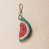 Bag charms - Watermelon Bag Charm - Handwoven Crochet Keychain | LIKHÂ - LIKHÂ