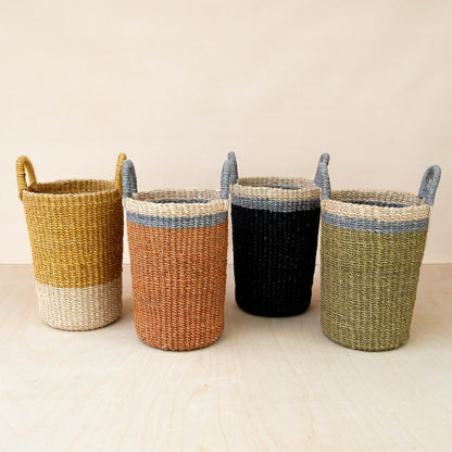 Baskets - Coral Wicker Basket Vase - Decorative Basket | LIKHÂ - LIKHÂ