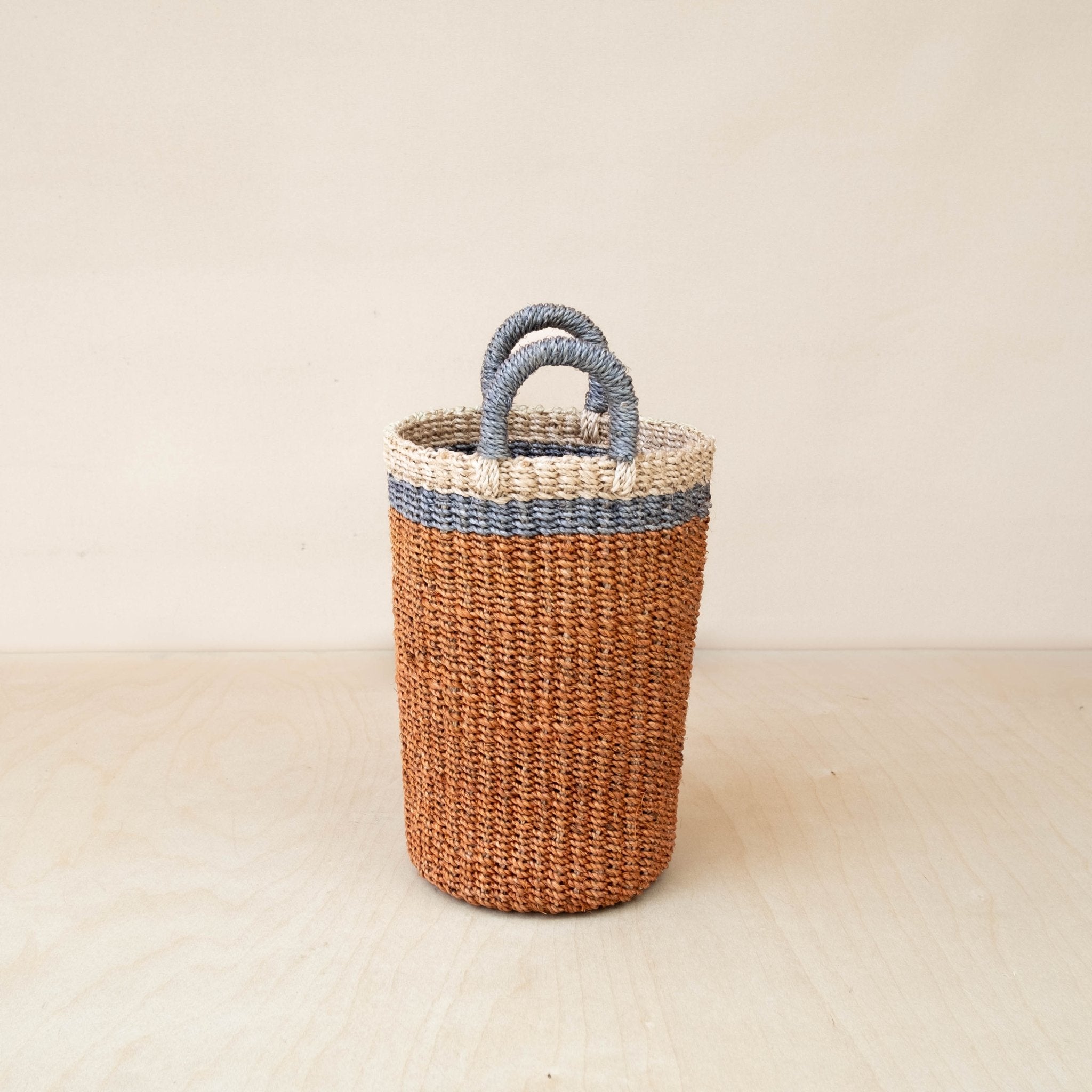 Baskets - Coral Wicker Basket Vase - Decorative Basket | LIKHÂ - LIKHÂ