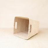 Baskets - Natural Tapered Square Basket - Floor Basket | LIKHÂ - LIKHÂ