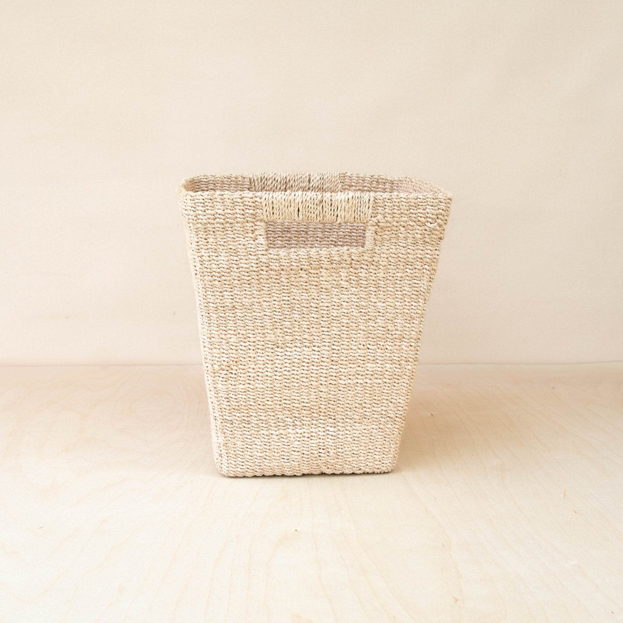 Baskets - Natural Tapered Square Basket - Floor Basket | LIKHÂ - LIKHÂ