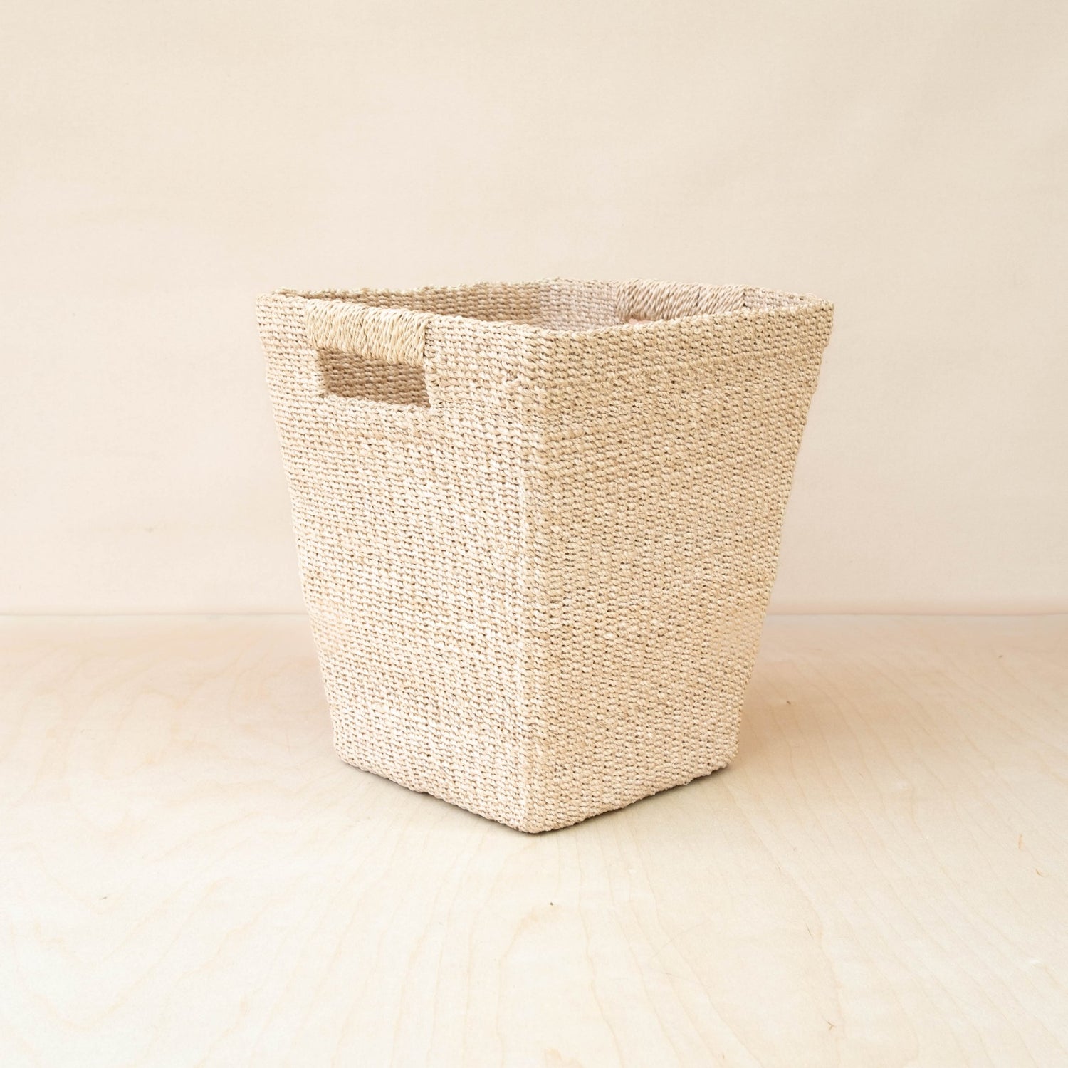 Baskets - Natural Tapered Square Basket - Floor Basket | LIKHÂ - LIKHÂ