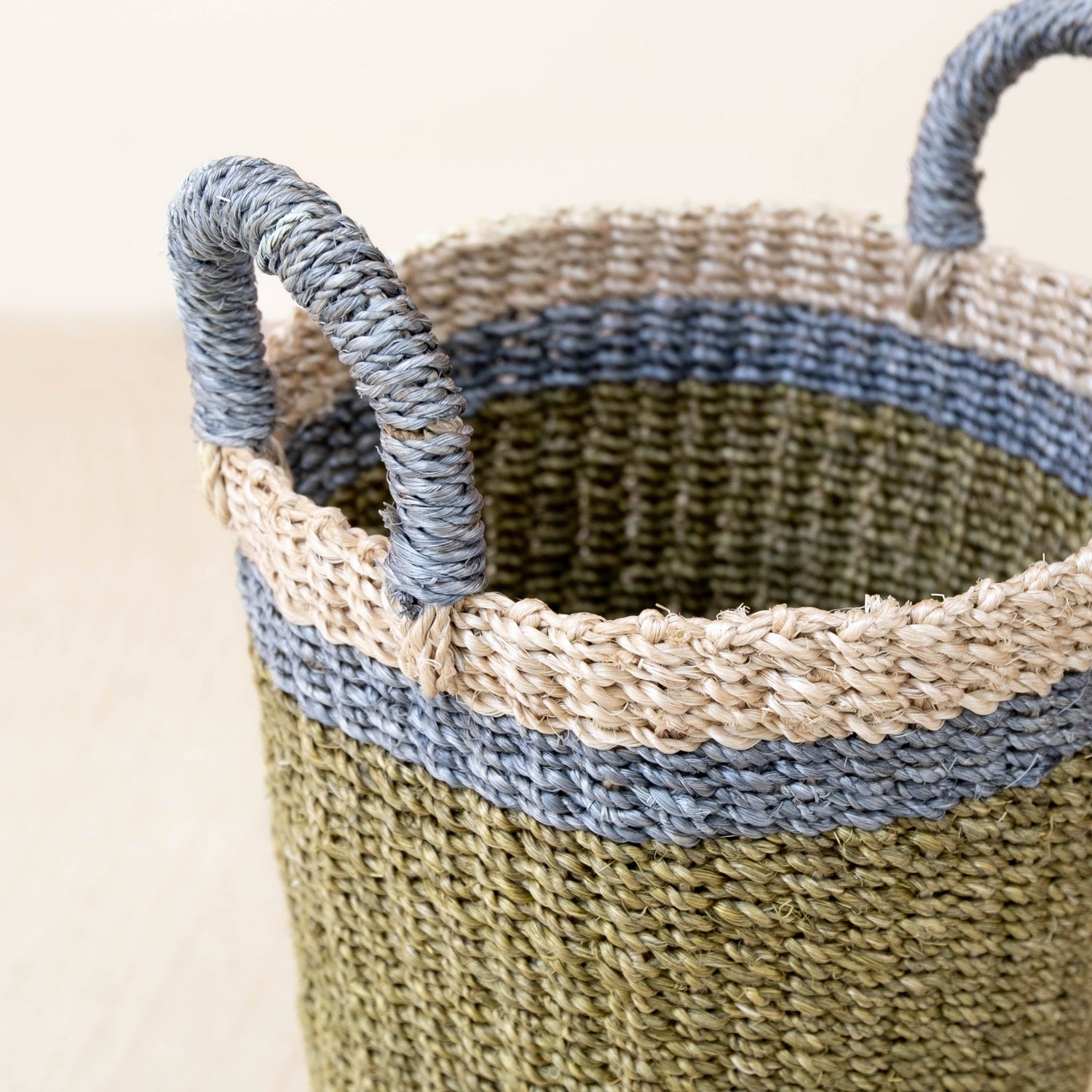 Baskets - Olive Tall Wicker Basket Vase - Woven Plant Baskets | LIKHÂ - LIKHÂ