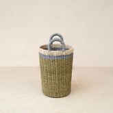 Baskets - Olive Tall Wicker Basket Vase - Woven Plant Baskets | LIKHÂ - LIKHÂ