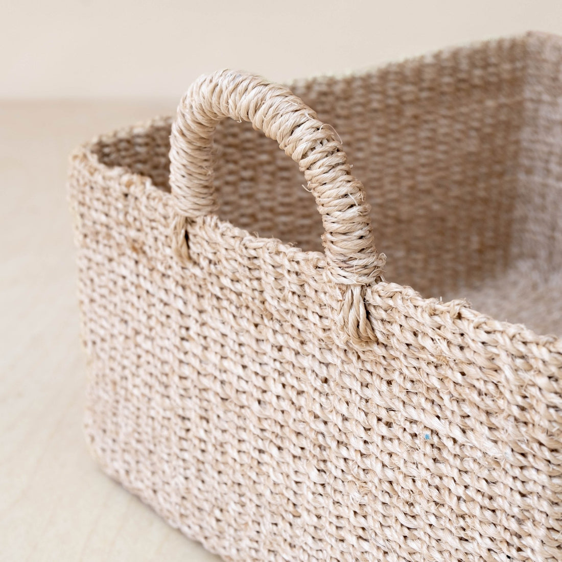 Baskets - Square Tabletop Basket - Weave Basket | LIKHÂ - LIKHÂ