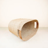 Baskets - Tan Large Oval Natural Basket - Straw Baskets | LIKHA - LIKHÂ