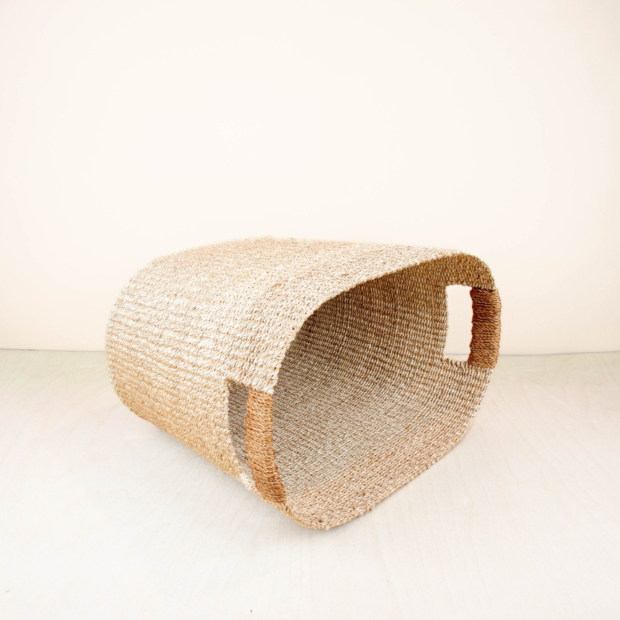 Baskets - Tan Large Oval Natural Basket - Straw Baskets | LIKHA - LIKHÂ