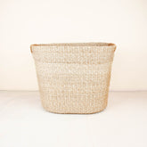 Baskets - Tan Large Oval Natural Basket - Straw Baskets | LIKHA - LIKHÂ