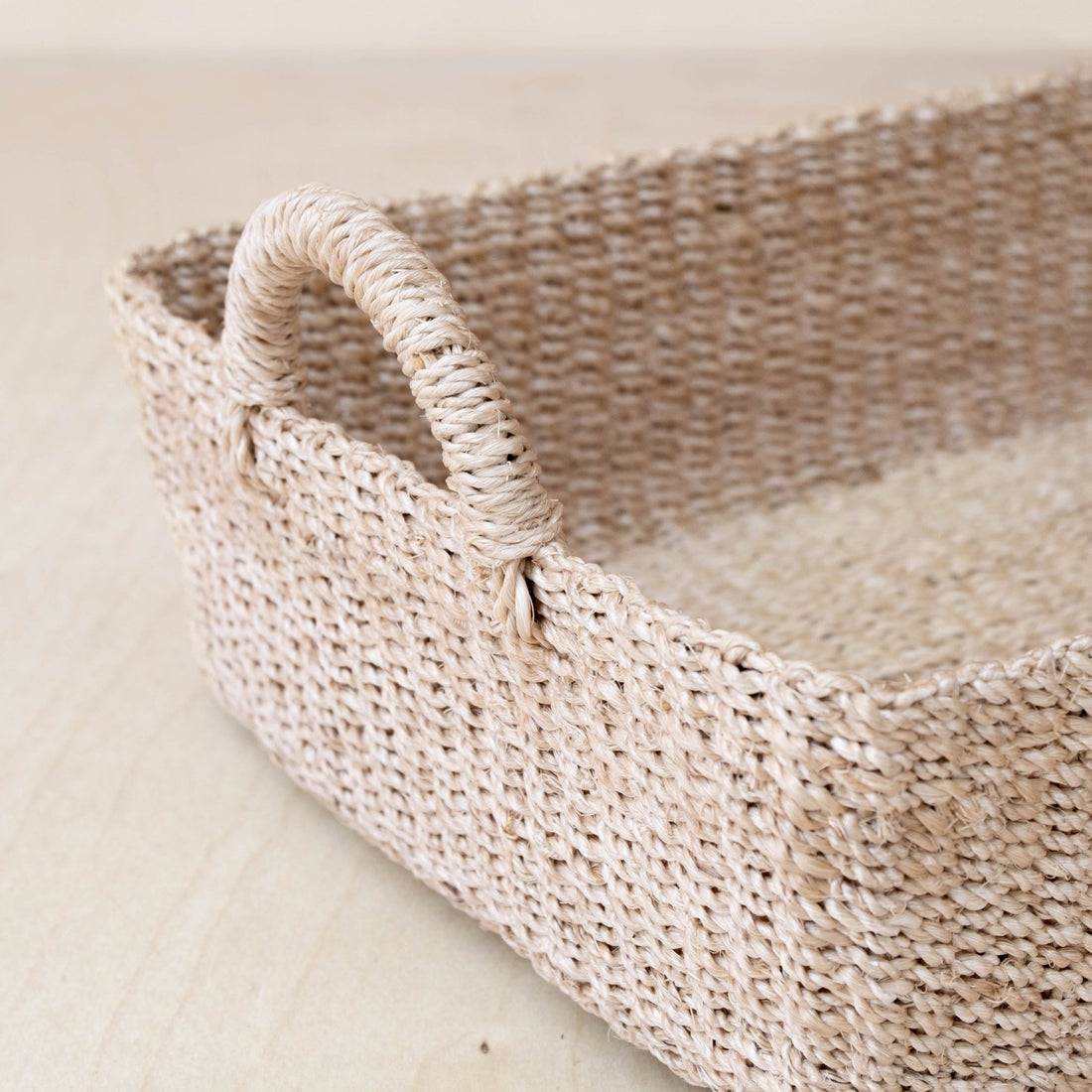 Baskets - Woven Rectangle Tray - Decorative Basket | LIKHÂ - LIKHÂ