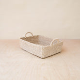 Baskets - Woven Rectangle Tray - Decorative Basket | LIKHÂ - LIKHÂ