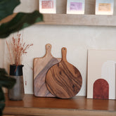 Cutting Board - Rectangle Cutting Board with Handle - Acacia Wood | LIKHÂ - LIKHÂ