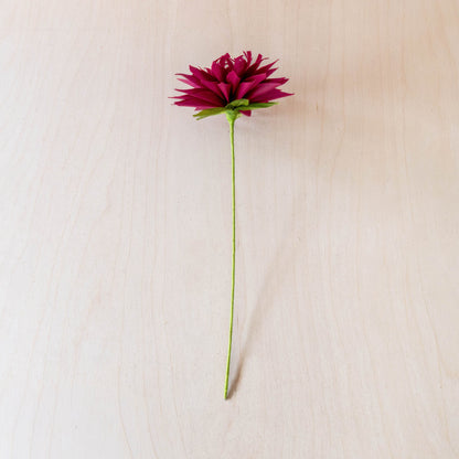 flower - Deep Pink Waterlily Corn Husk Flowers, case of 6 – Handcrafted Floral Stems | LIKHÂ - LIKHÂ