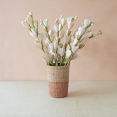 flower - Natural Orchid Corn Husk Flowers, case of 6 – Handcrafted Floral Stems | LIKHÂ - LIKHÂ